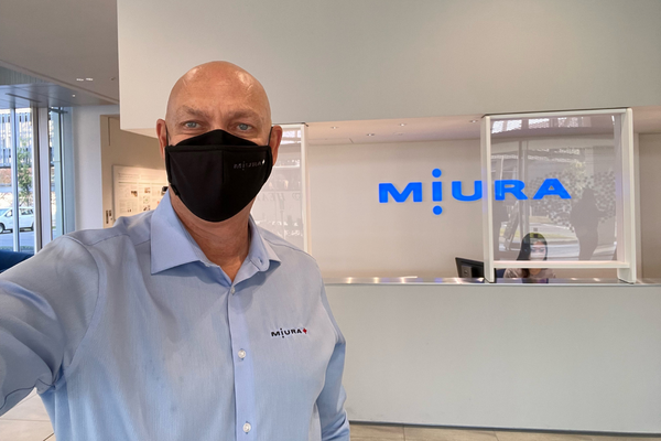 Jonathan Murphy at Miura Global headquarters